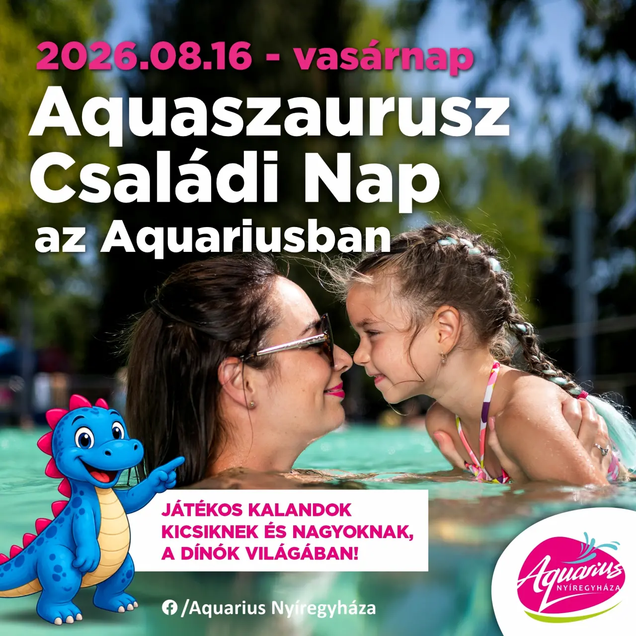 Aquaszaurusz Családi Nap az Aquariusban!