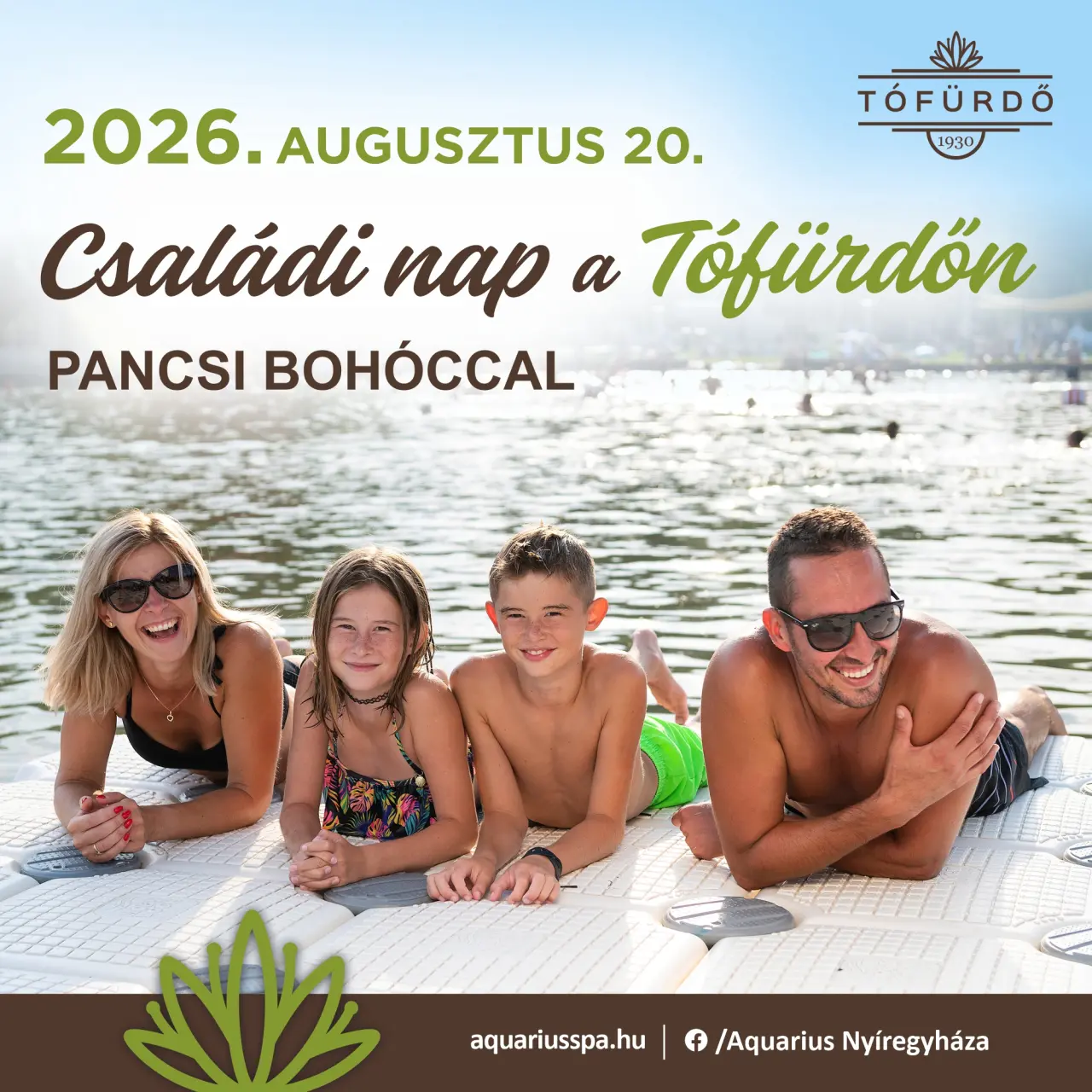 Családi nap a Tófürdőn Pancsi Bohóccal!