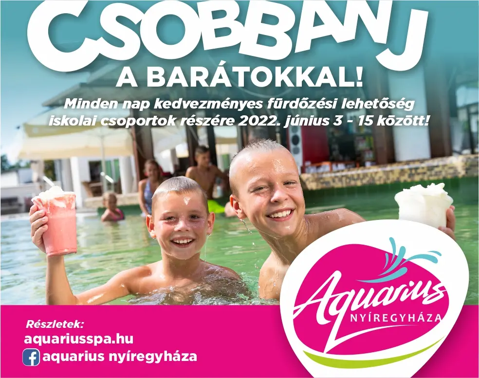 Splash with friends! – discounted end-of-school-year swim at Aquarius.