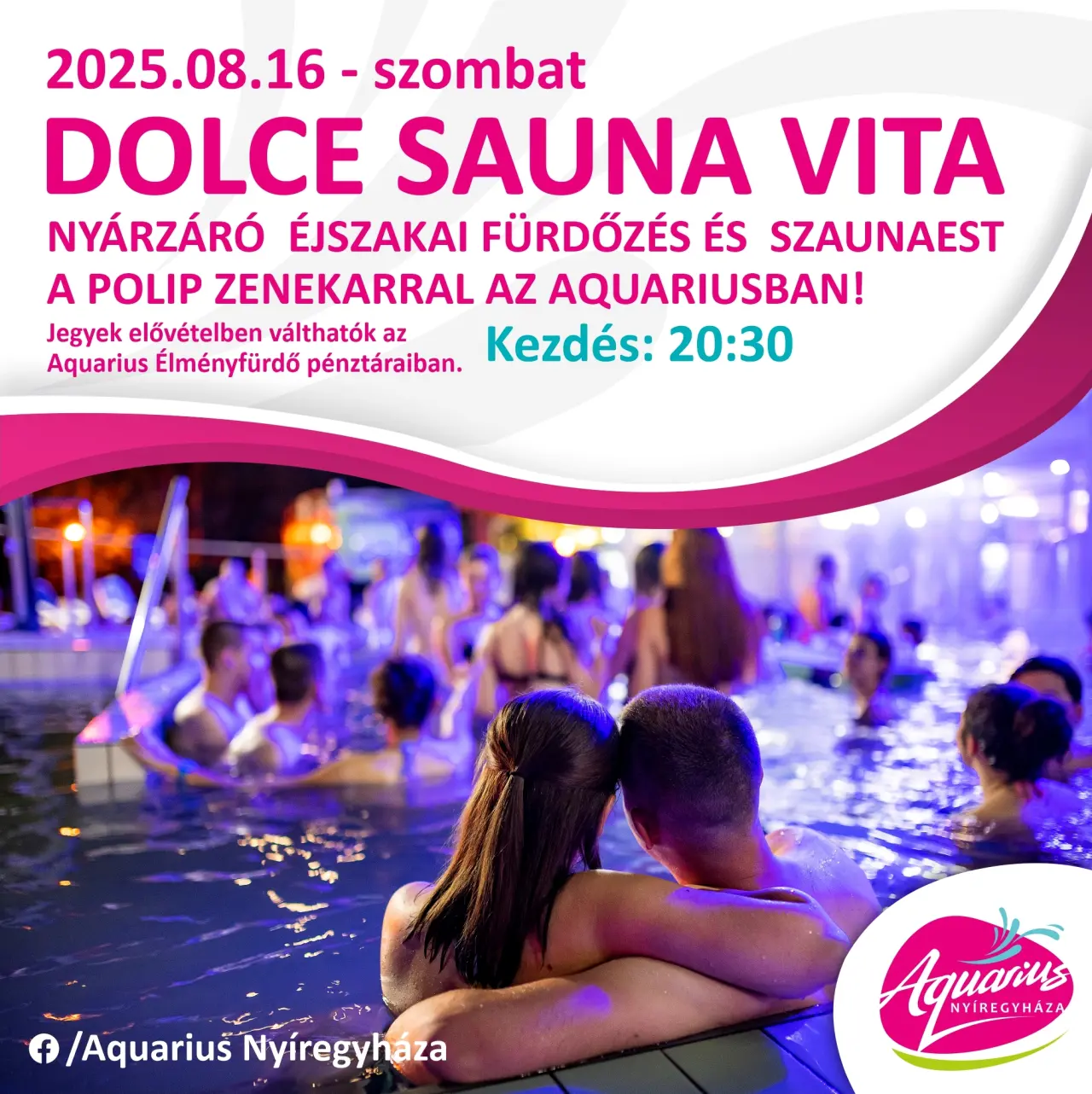 Nyárzáró Éjszakai Fürdőzés és Szaunaest