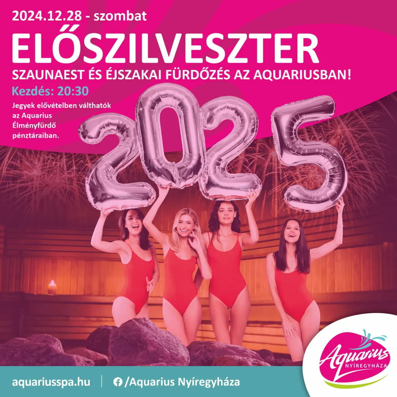 New Year's Eve sauna evening at Aquarius