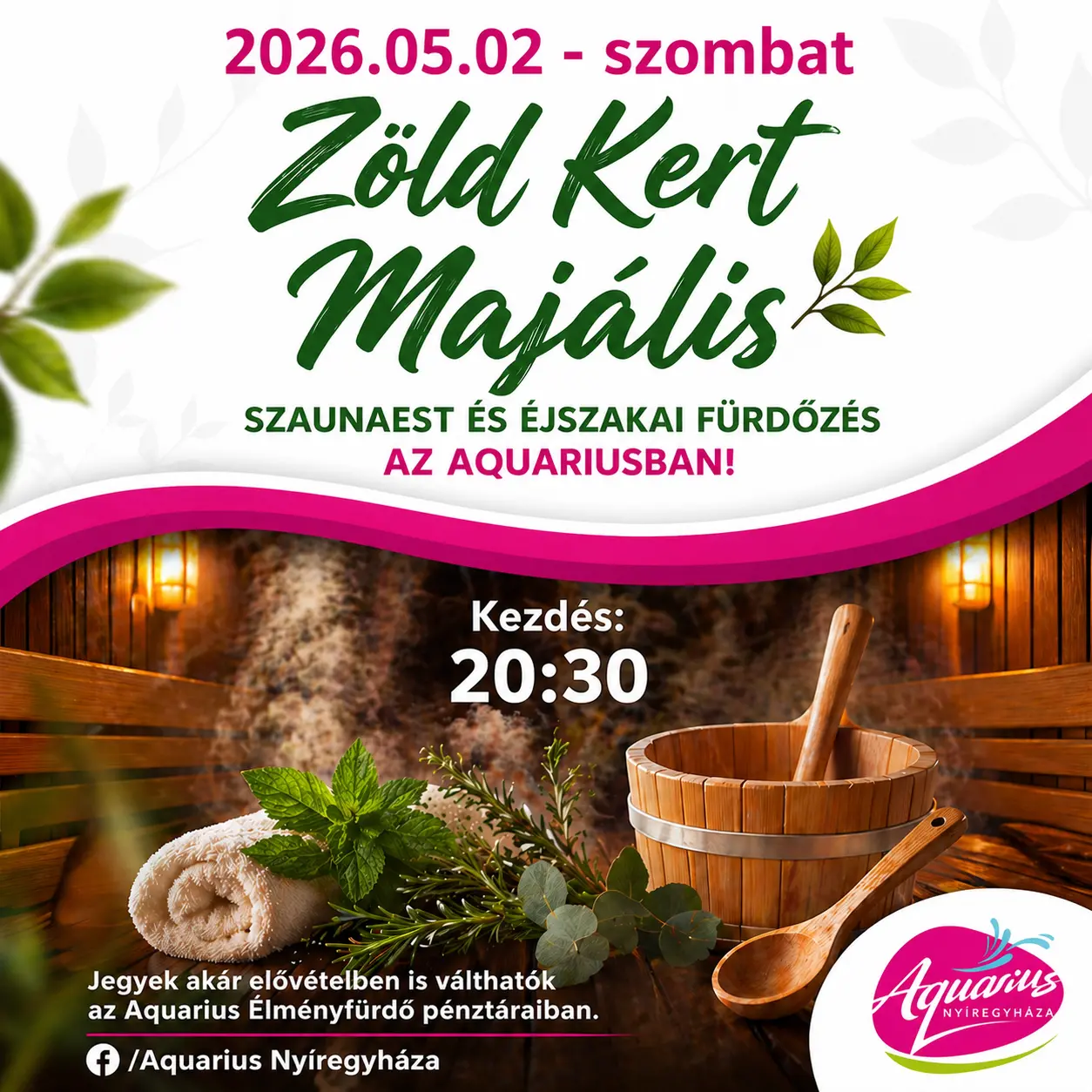 Idén majálisozz az Aquariusban!