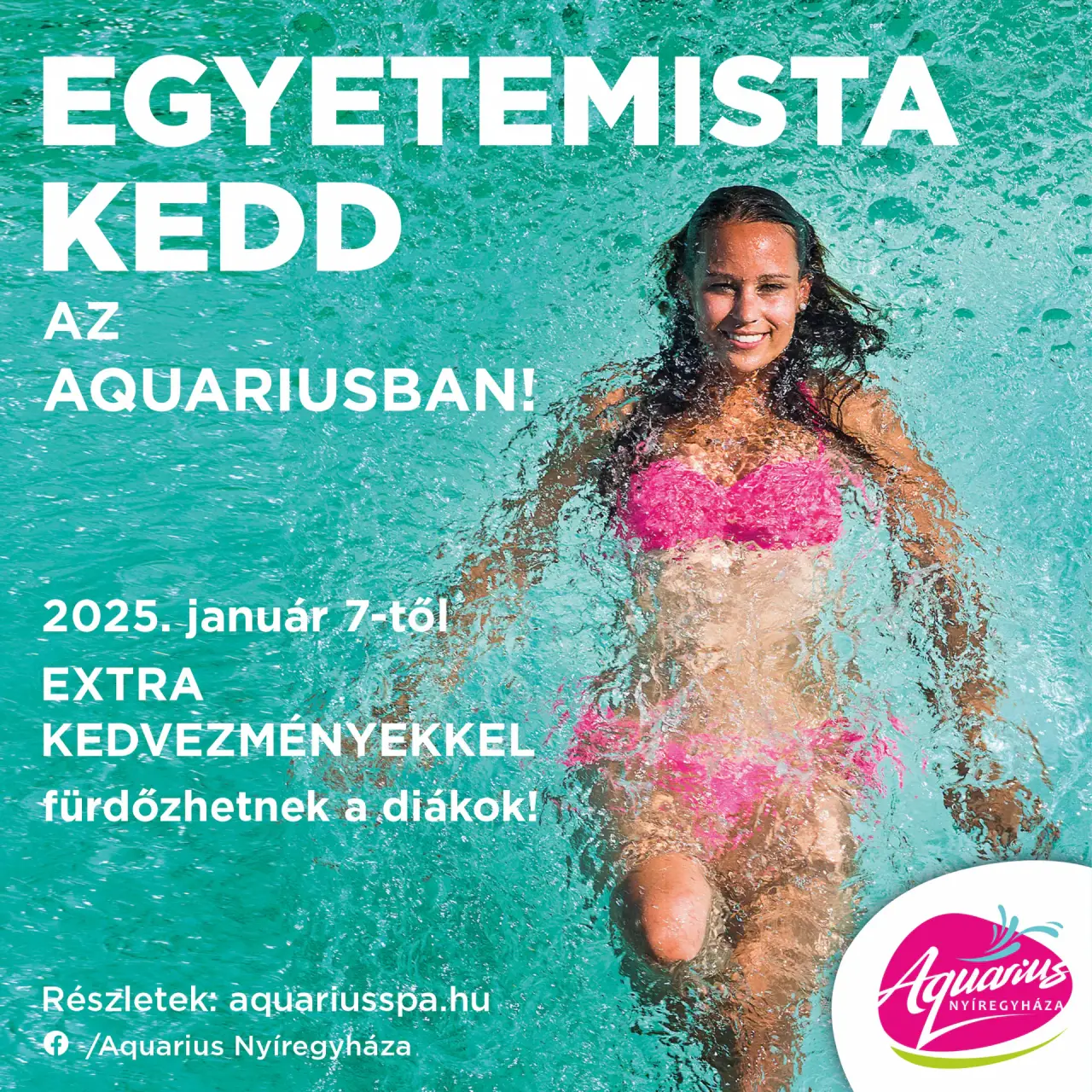 Ermäßigter "Studentendienstag" im Aquarius!