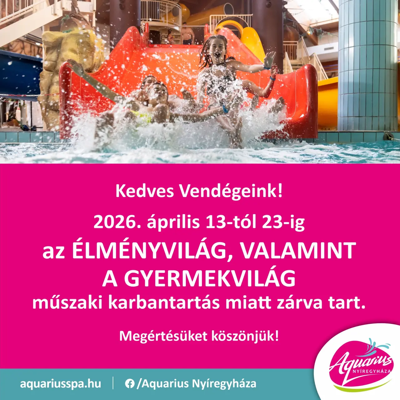 Műszaki karbantartás a Gyermek- és Élményvilágban