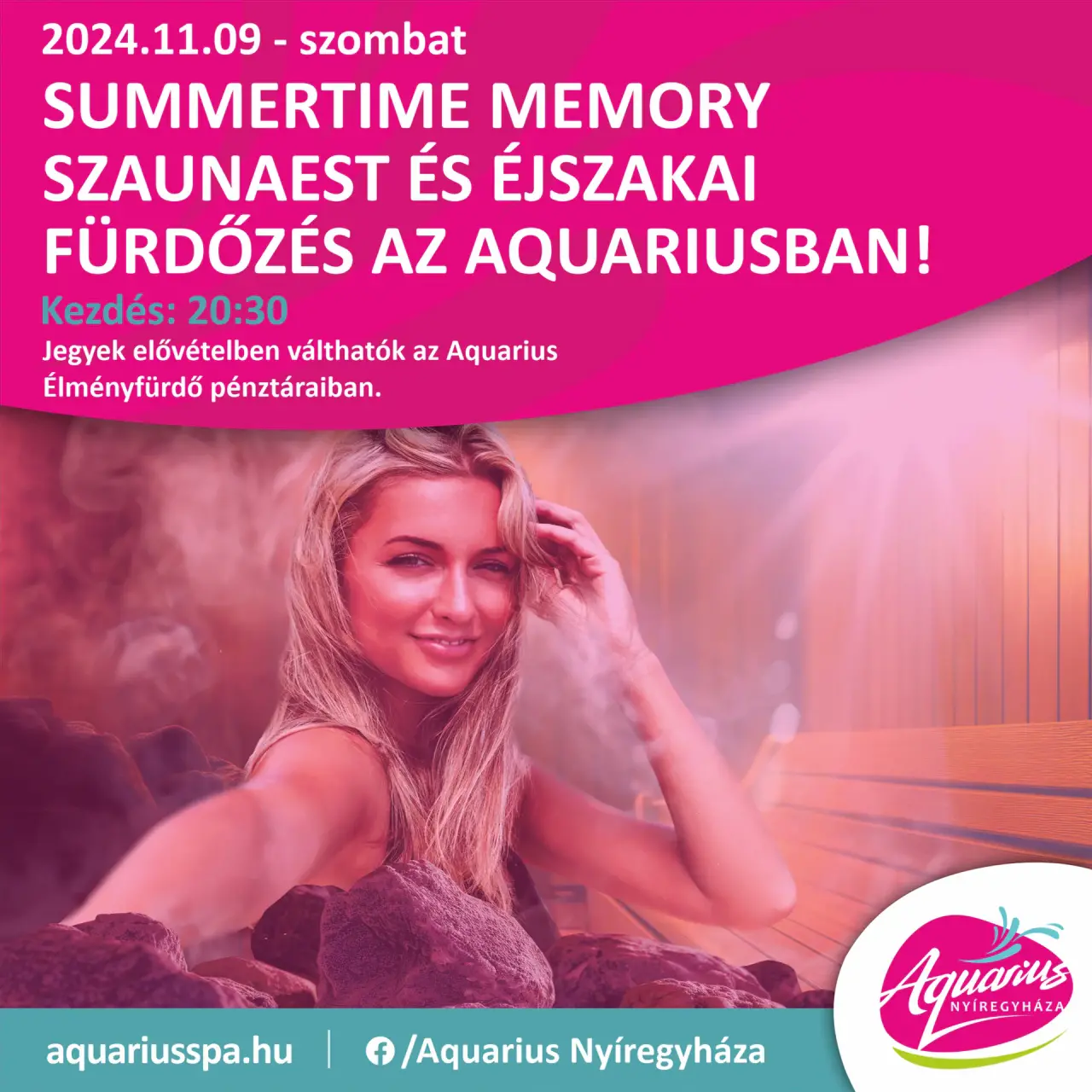 Sommer-Saunaabend im Aquarius!