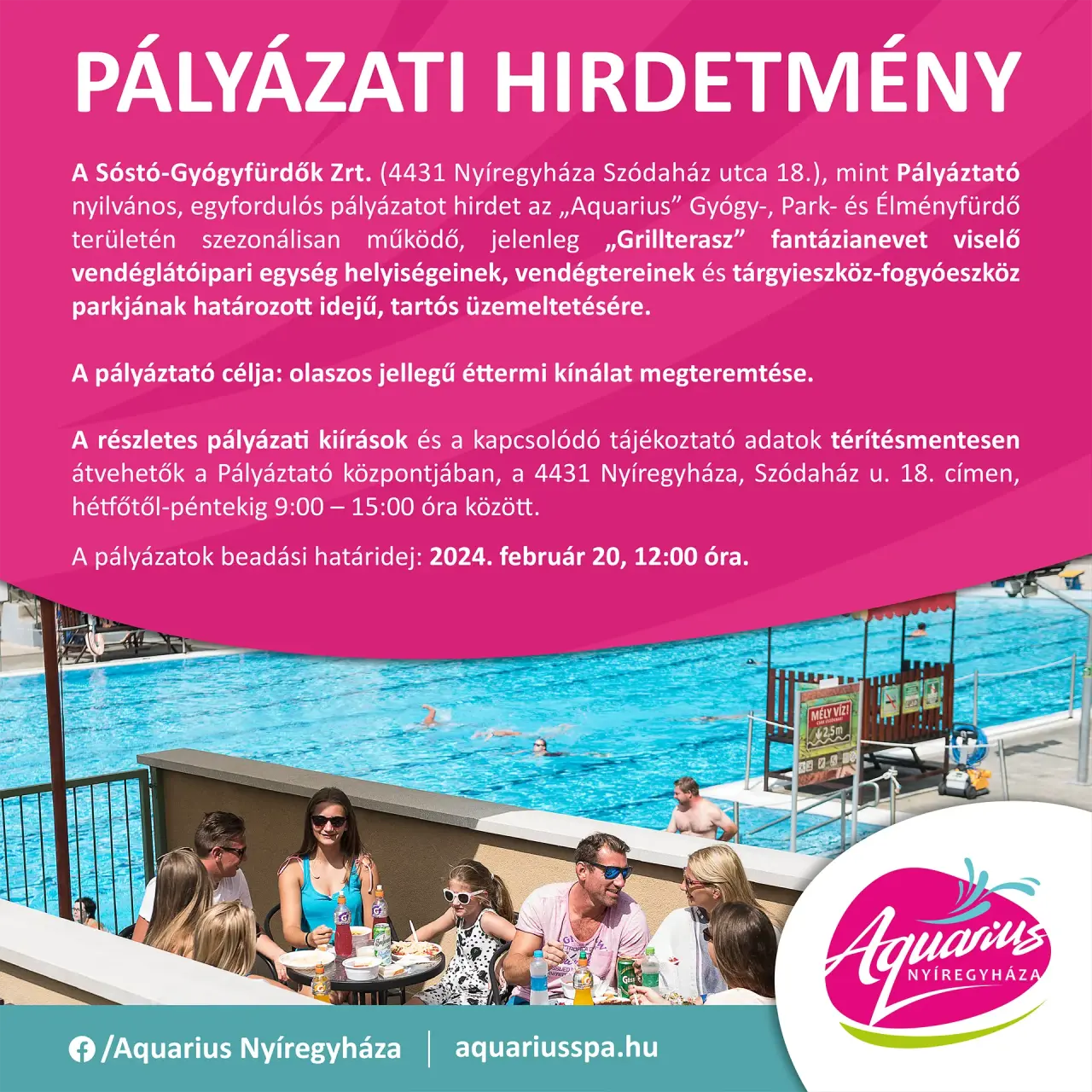 WETTBEWERBSANKÜNDIGUNG - „Grillterrasse“