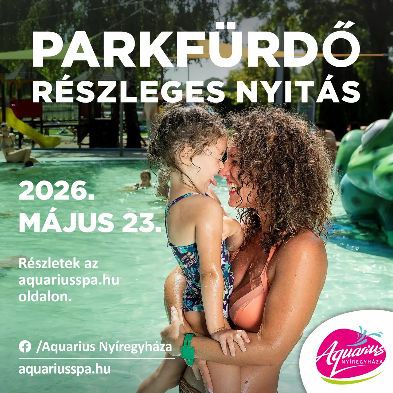 Részlegesen megnyit a Parkfürdő!