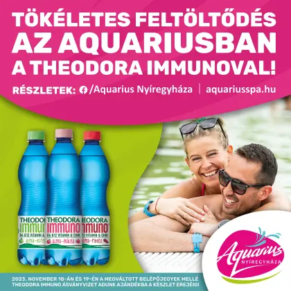 Perfect recharge with Theodora Immuno at Aquarius!