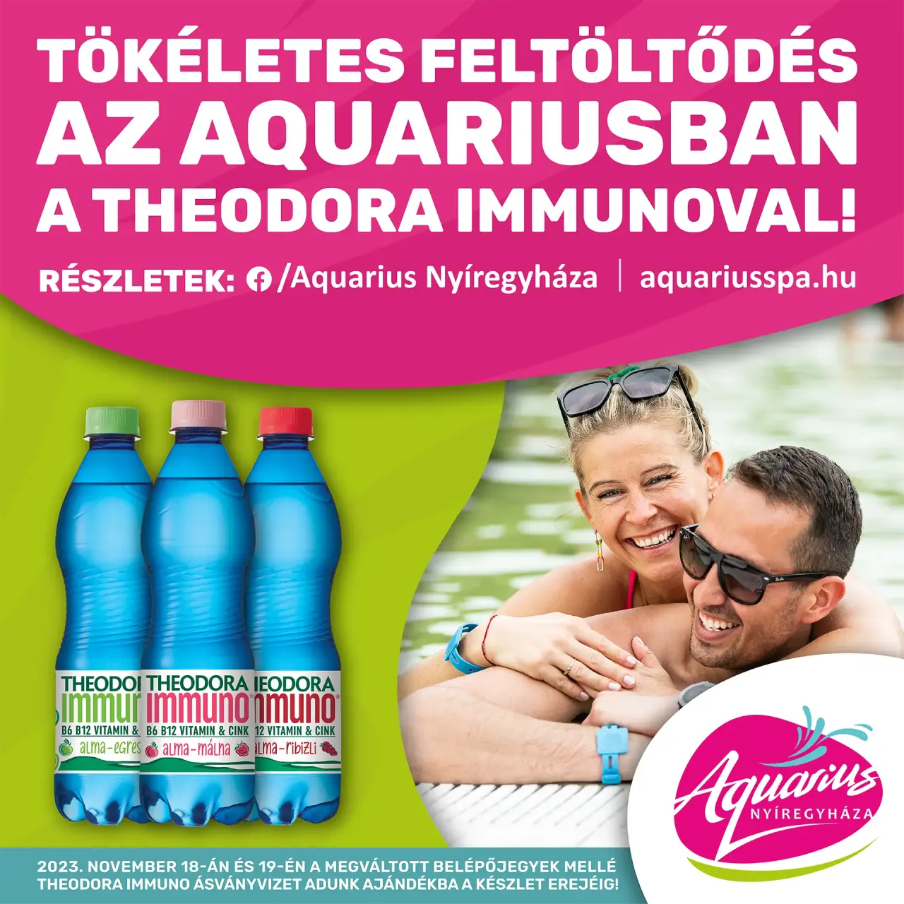 Perfect recharge with Theodora Immuno at Aquarius!