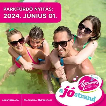 Cool und einzigartig grün, am 1. Juni eröffnet das Parkbad in Nyíregyháza!