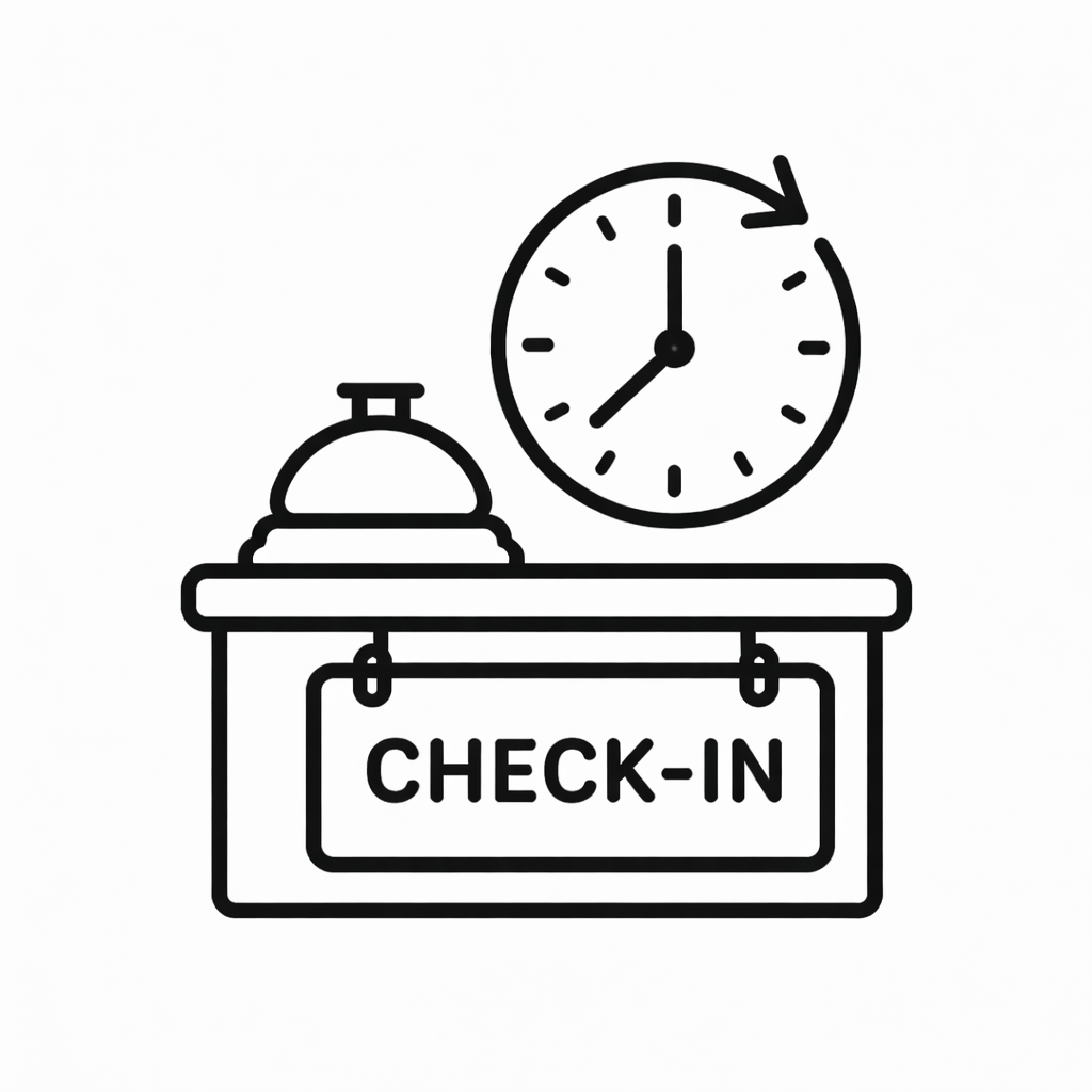 Korai check in (térítés ellenében 5000 Ft/alkalom)