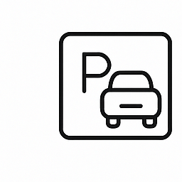 Parkolók (14 db normál parkoló, 2 db mozgáskorlátozott, 4 db elektromos töltőhellyel rendelkező parkoló)